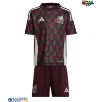 Otroški Nogometni dresi Mehika Domači Copa America 2024 Kratek Rokav (+ Kratke hlače)